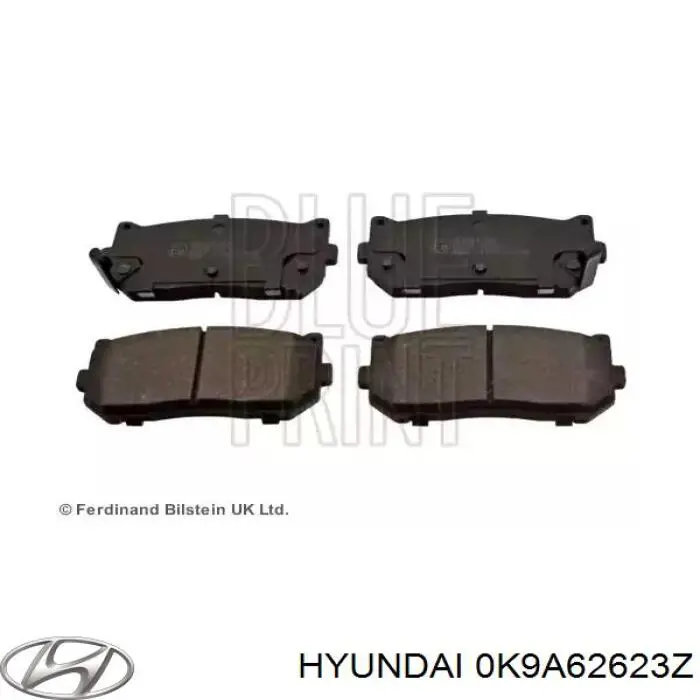 Купить 0K9A62623Z Hyundai/Kia Задние барабанные тормозные колодки
