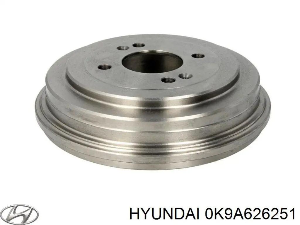 0K9A626251 Hyundai/Kia барабан тормозной задний
