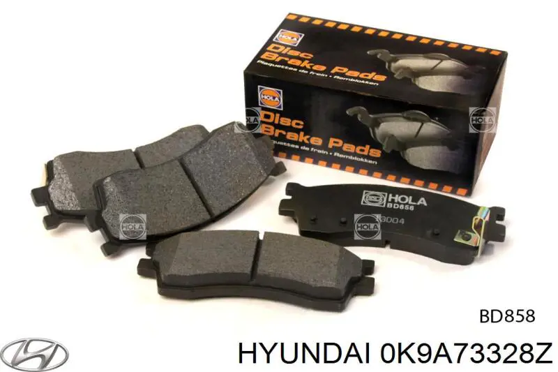 Купить 0K9A73328Z Hyundai/Kia Колодки тормозные
