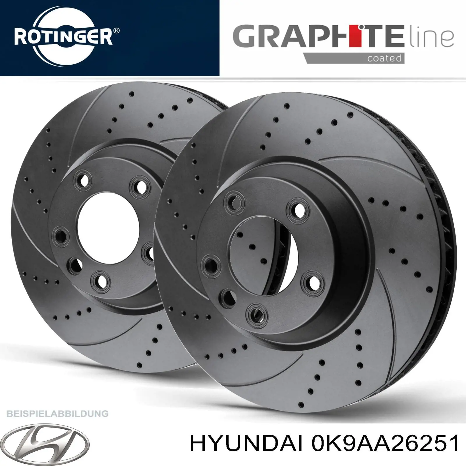 Задний тормозной диск Hyundai/Kia 0K9AA26251 цена, от 29.60 USD
