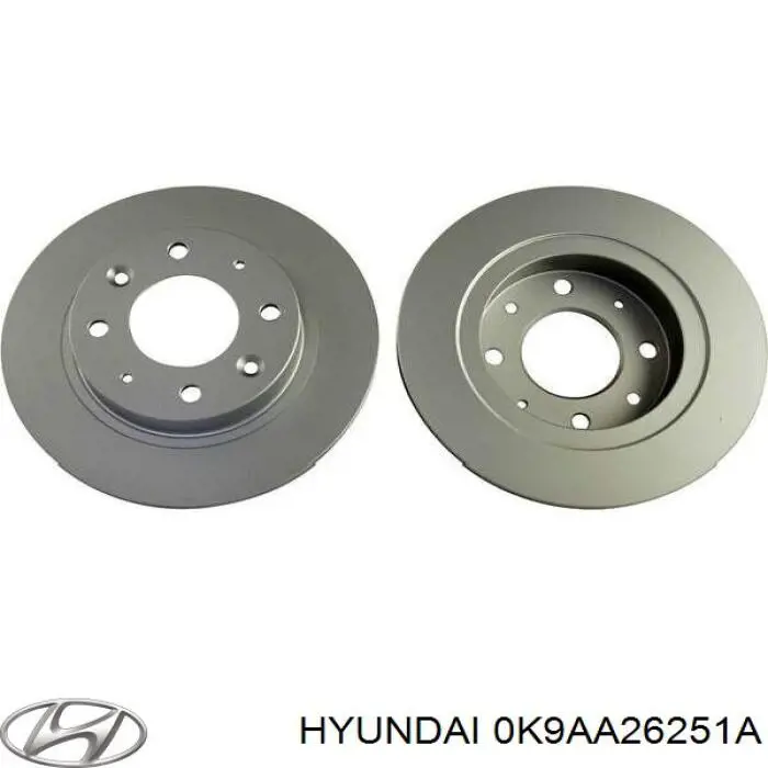 Купить 0K9AA26251A Hyundai/Kia Диск тормозной задний