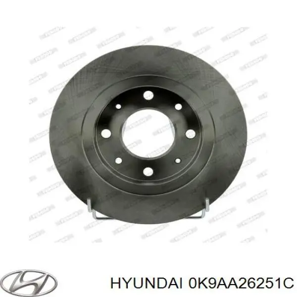 Тормозные диски 0K9AA26251C Hyundai/Kia