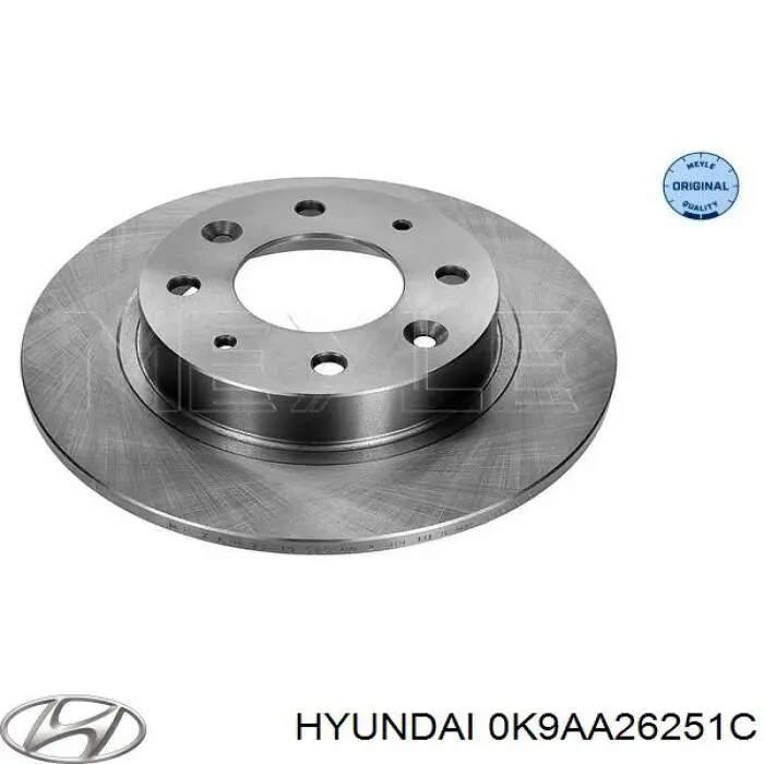 0K9AA26251C Hyundai/Kia Дисковый тормоз
