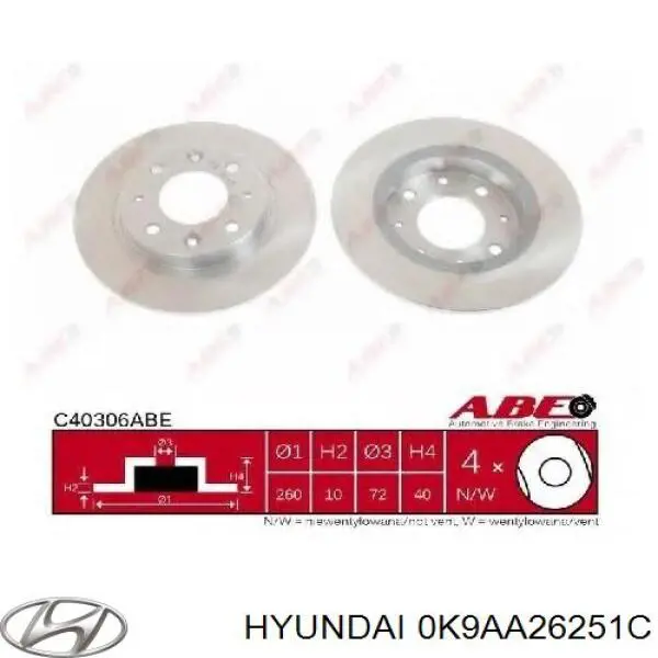 0K9AA26251C Hyundai/Kia