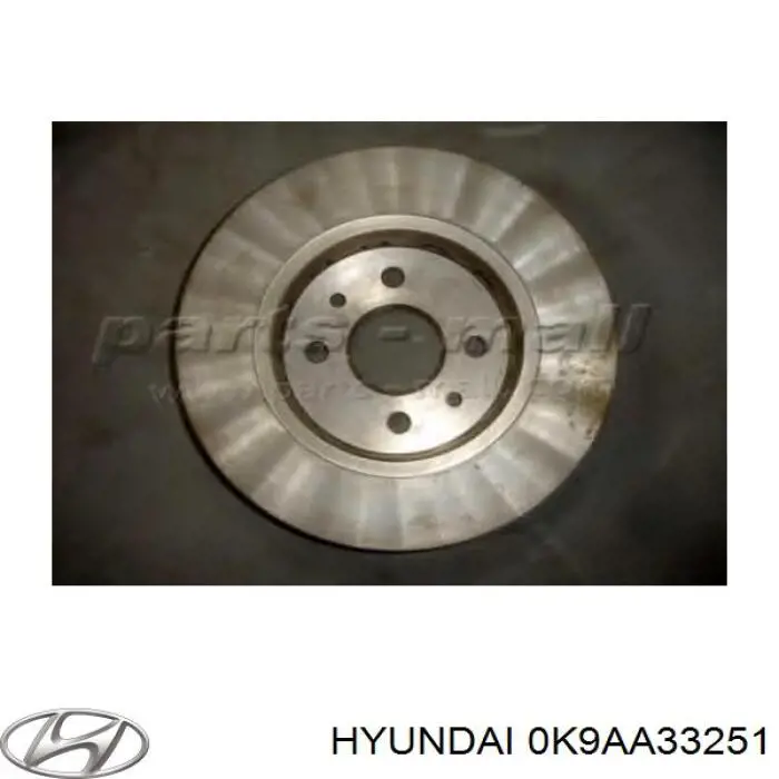 Купить 0K9AA33251 Hyundai/Kia Ротор тормозной