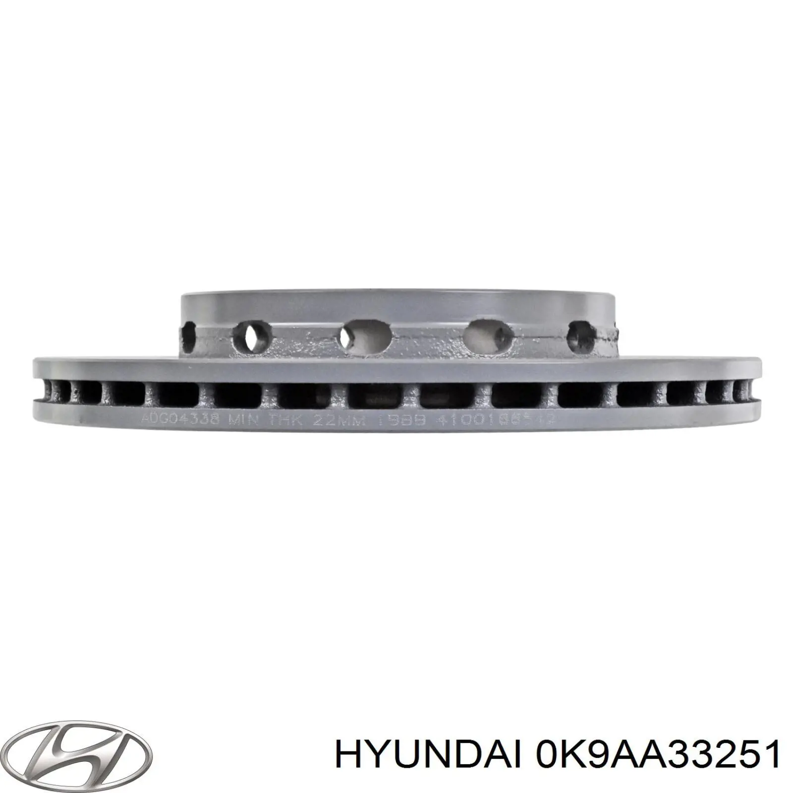 Купить 0K9AA33251 Hyundai/Kia Ротор тормозной