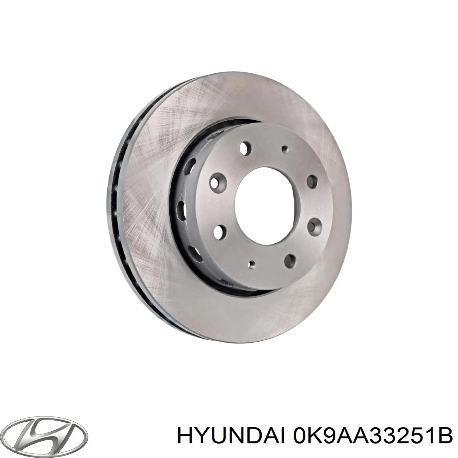 Передние тормозные диски 0K9AA33251B Hyundai/Kia