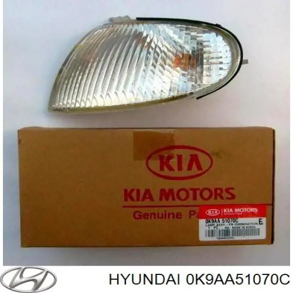 Левый указатель поворота KIA Clarus седан (K9A) (1996 - 1998) цена, от 61.58 USD