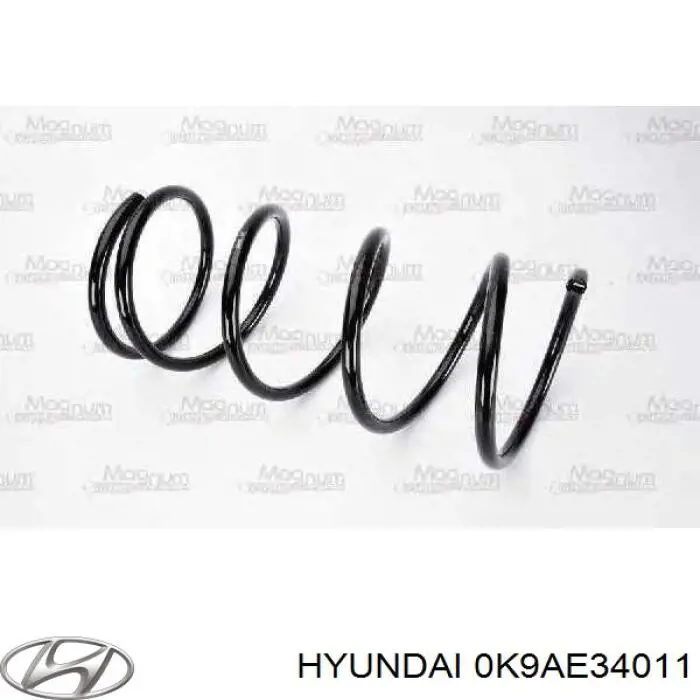 Купить 0K9AE34011 Hyundai/Kia Винтовая пружина подвеска