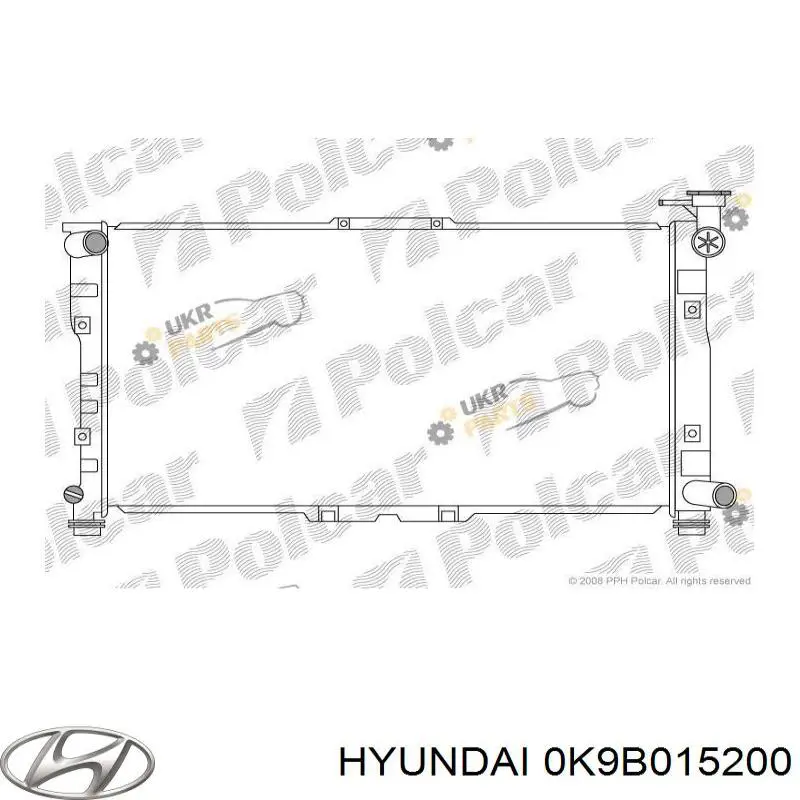 Радиатор 0K9B015200 Hyundai/Kia