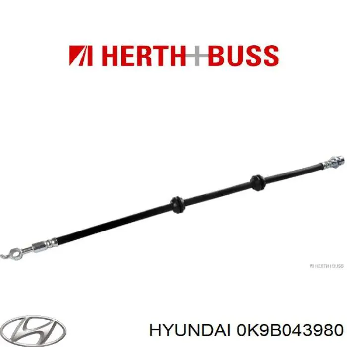 Купить 0K9B043980 Hyundai/Kia Задний тормозной шланг