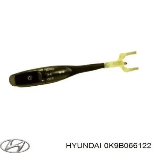 0K9B066122 Hyundai/Kia comutador esquerdo instalado na coluna da direção