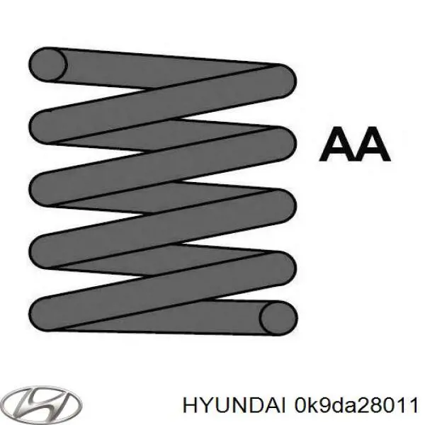 Пружина амортизатора Hyundai/Kia 0K9DA28011 цена, от 38.77 USD