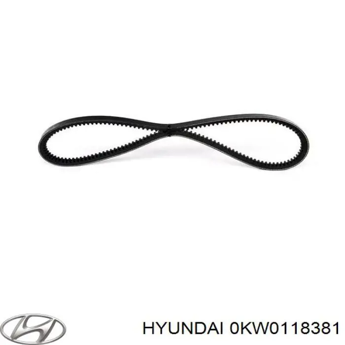 0KW01-18-381 Hyundai/Kia ремень генератора
