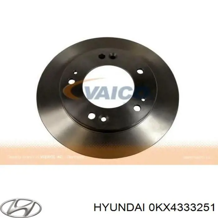 0KX4333251 Hyundai/Kia Диск тормозной передний