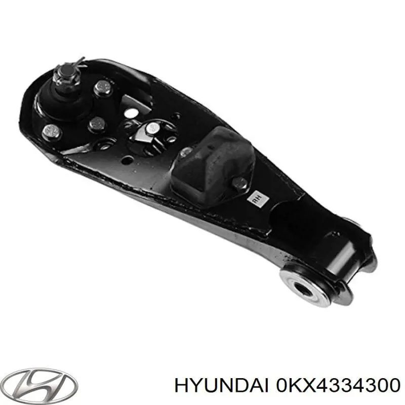 0KX4334300 Hyundai/Kia Рычаг передней подвески нижний, правый