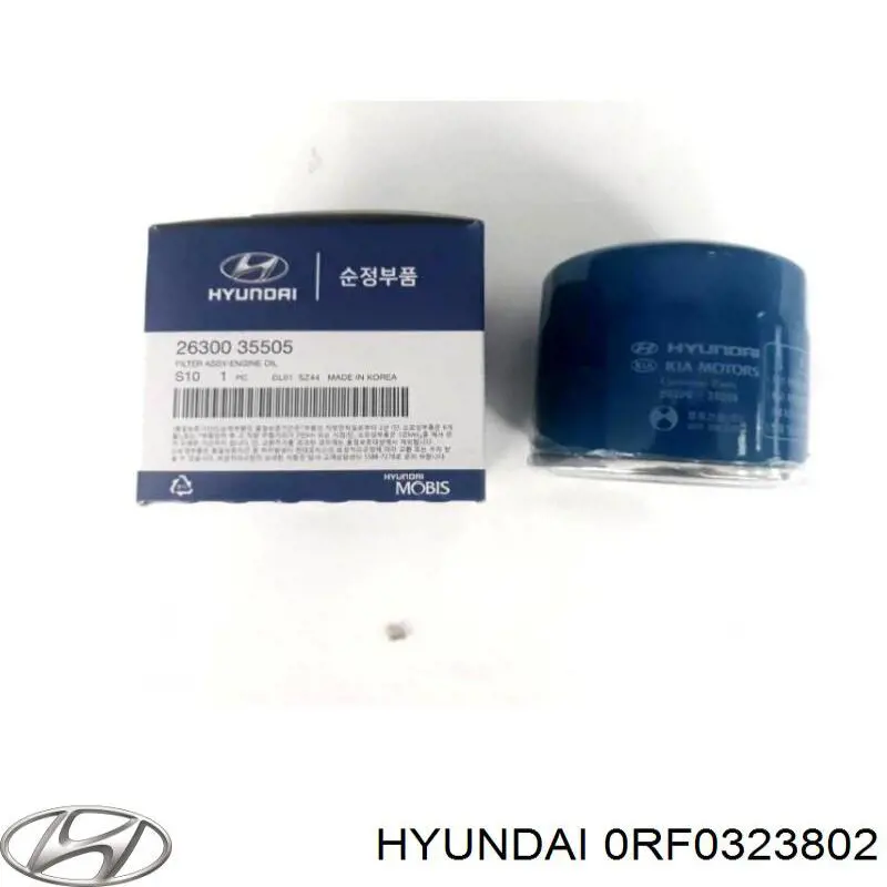 Купить 0RF0323802 Hyundai/Kia Фильтр центробежный очистки масла