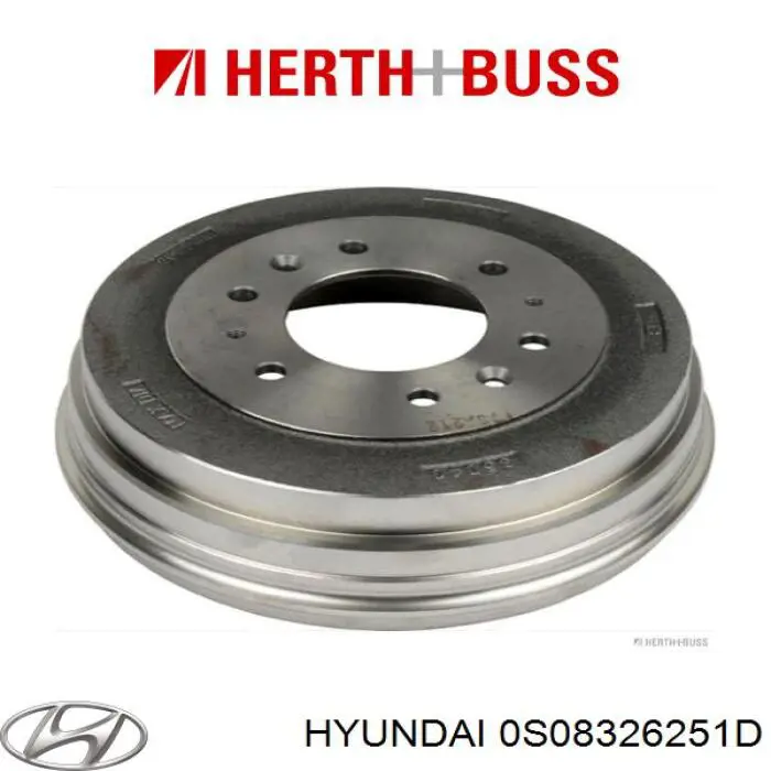 Барабан тормозной задний Hyundai/Kia 0S08326251D цена, от 17.12 USD