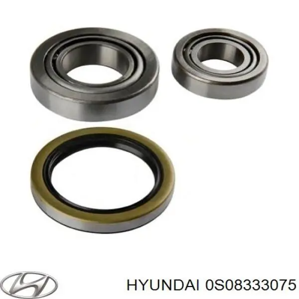 Подшипник ступицы передней наружный 0S08333075 Hyundai/Kia