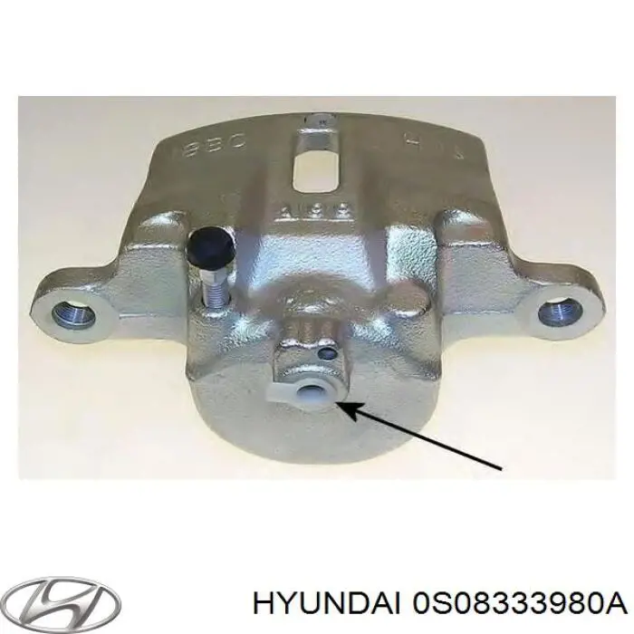 Суппорт тормозной передний правый 0S08333980A Hyundai/Kia