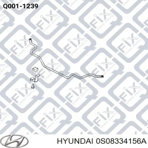 0S08334156A Hyundai/Kia втулка стабилизатора переднего