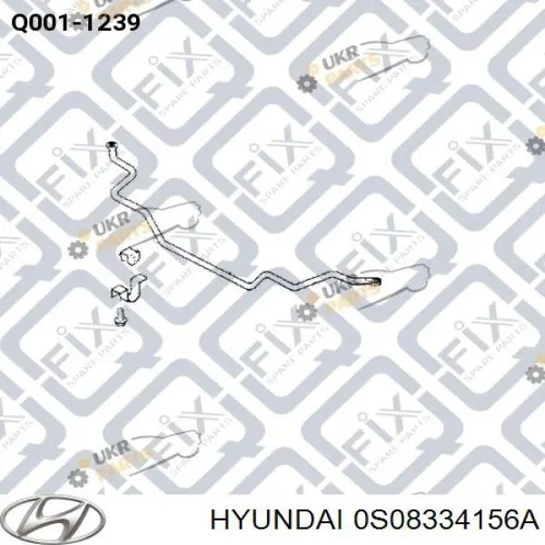 0S08334156A Hyundai/Kia Разрезная втулка стабилизатора