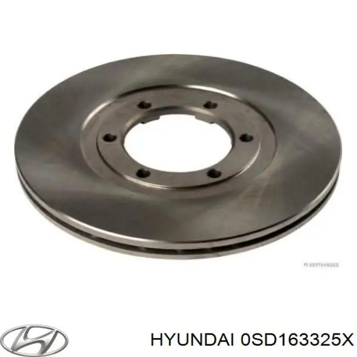 0SD163325X Hyundai/Kia диск тормозной передний
