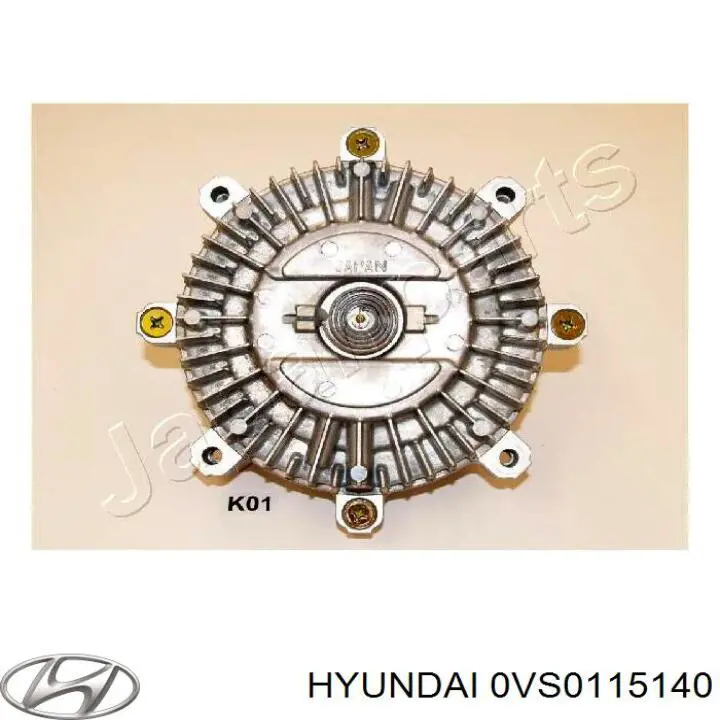 0VS0115140 Hyundai/Kia вентилятор (крыльчатка радиатора охлаждения)
