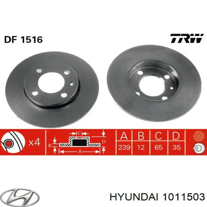  Hyundai/Kia 1011503 цена, от 9.31 USD