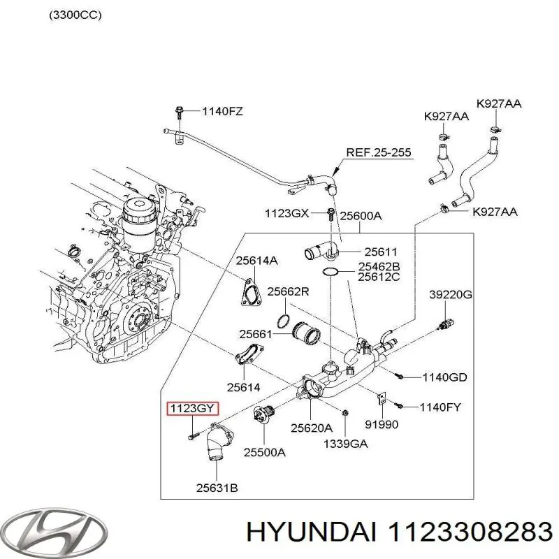  Hyundai/Kia 1123308281 цена, от 0.40 USD
