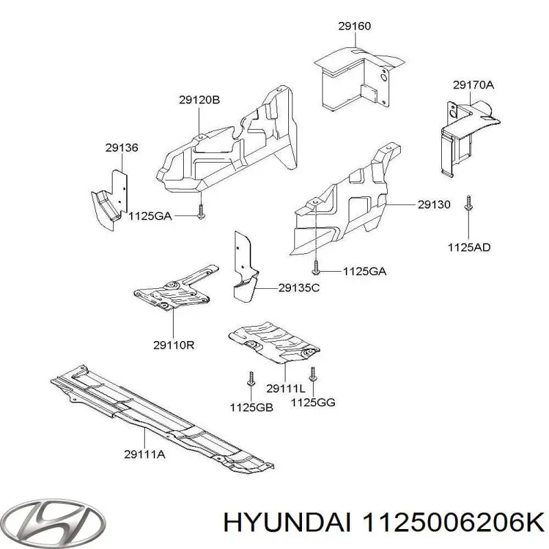  1125006206K Hyundai/Kia