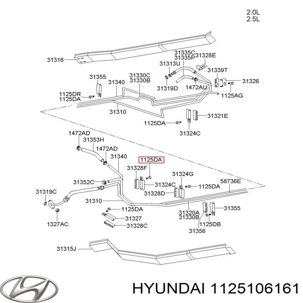  Hyundai/Kia 1125106163 цена, от 0.68 USD