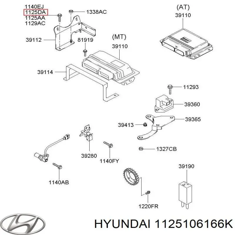  1125106166K Hyundai/Kia