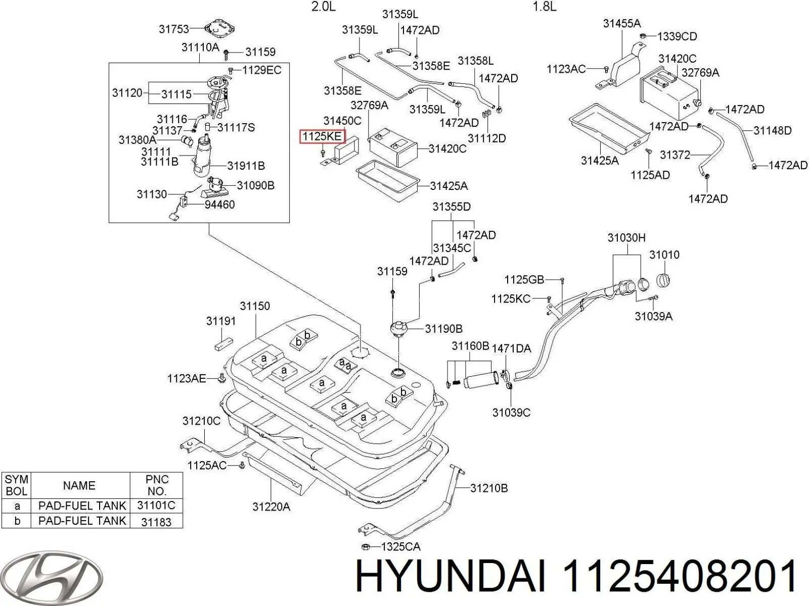  1125308206B Hyundai/Kia