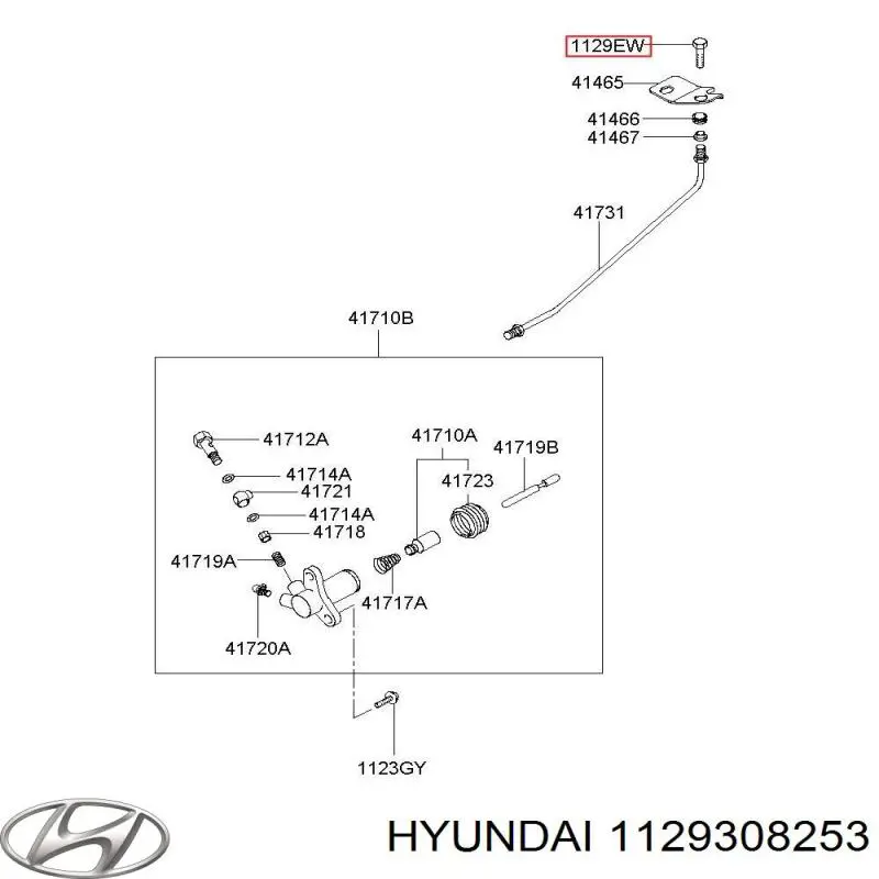  Hyundai/Kia 1129308253 цена, от 1.14 USD