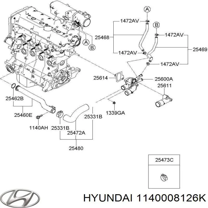  Hyundai/Kia 1140308123 цена, от 6.66 USD