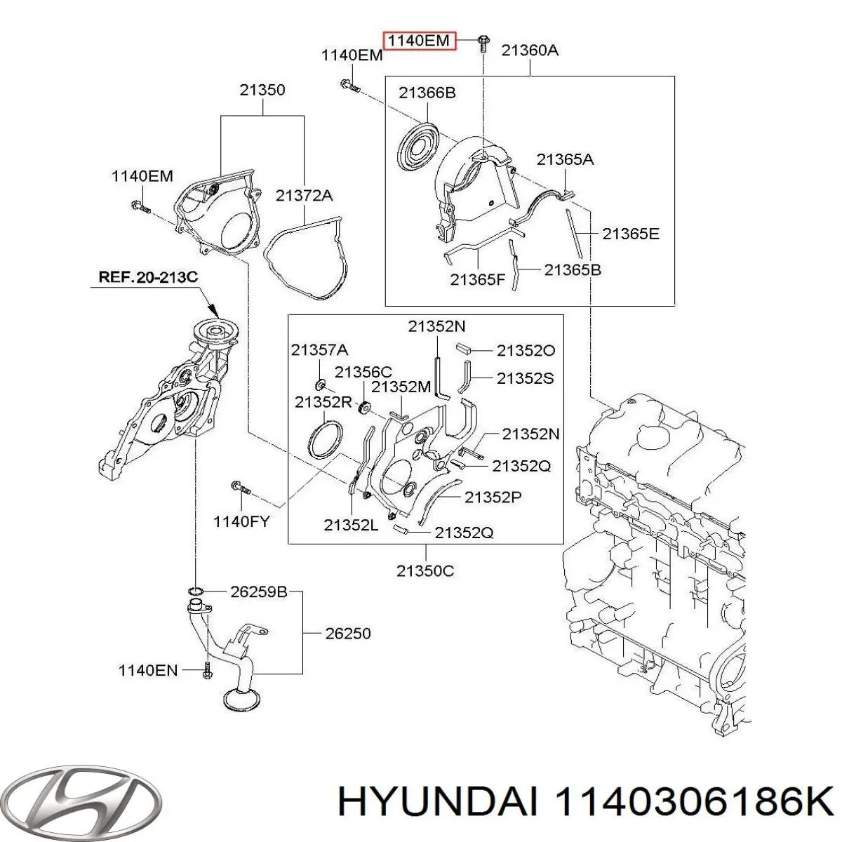  1140306186K Hyundai/Kia