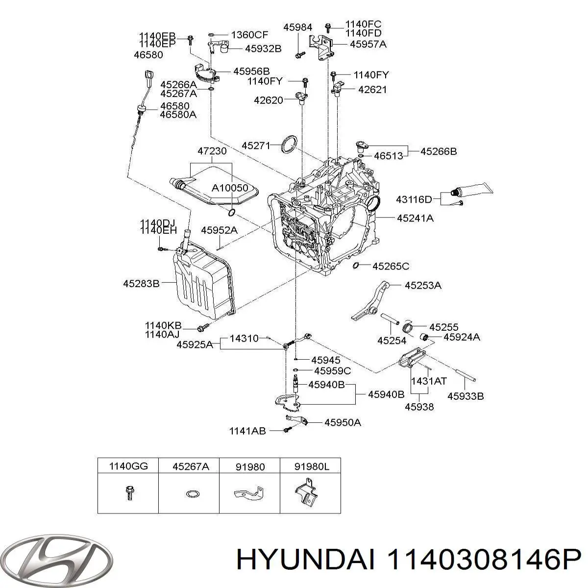  Hyundai/Kia 1140308146P цена, от 2.04 USD