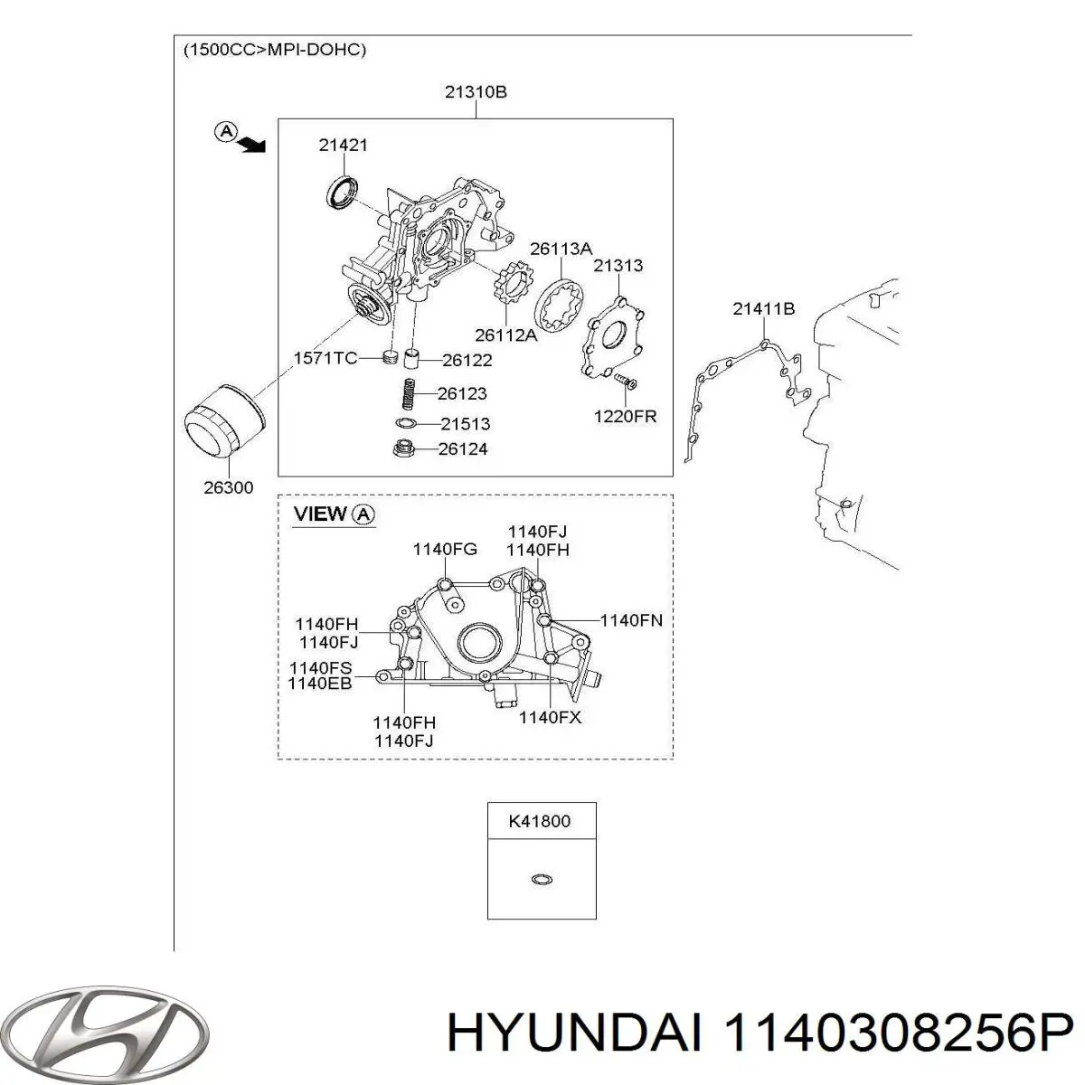  1140308256P Hyundai/Kia