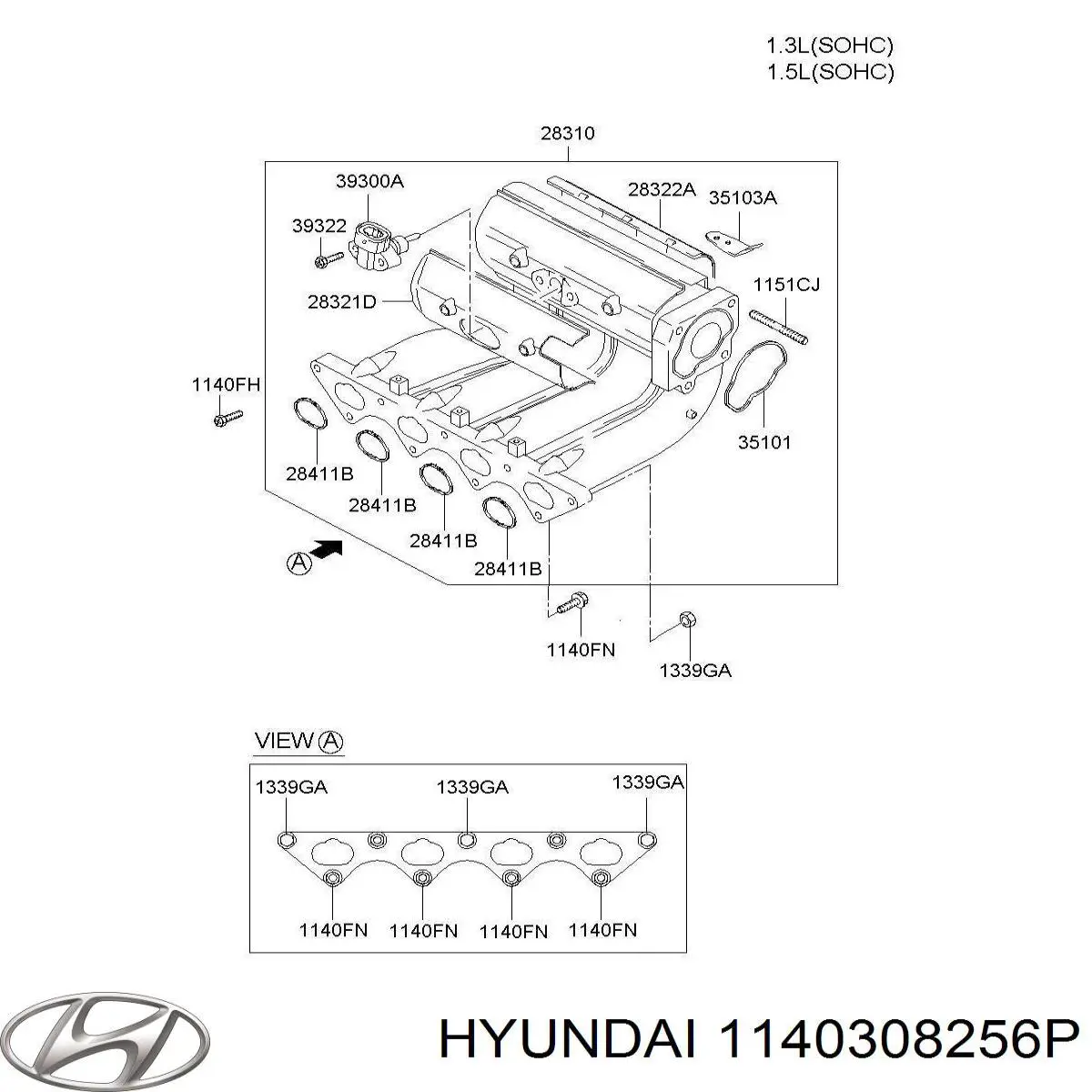  Hyundai/Kia 1140308253