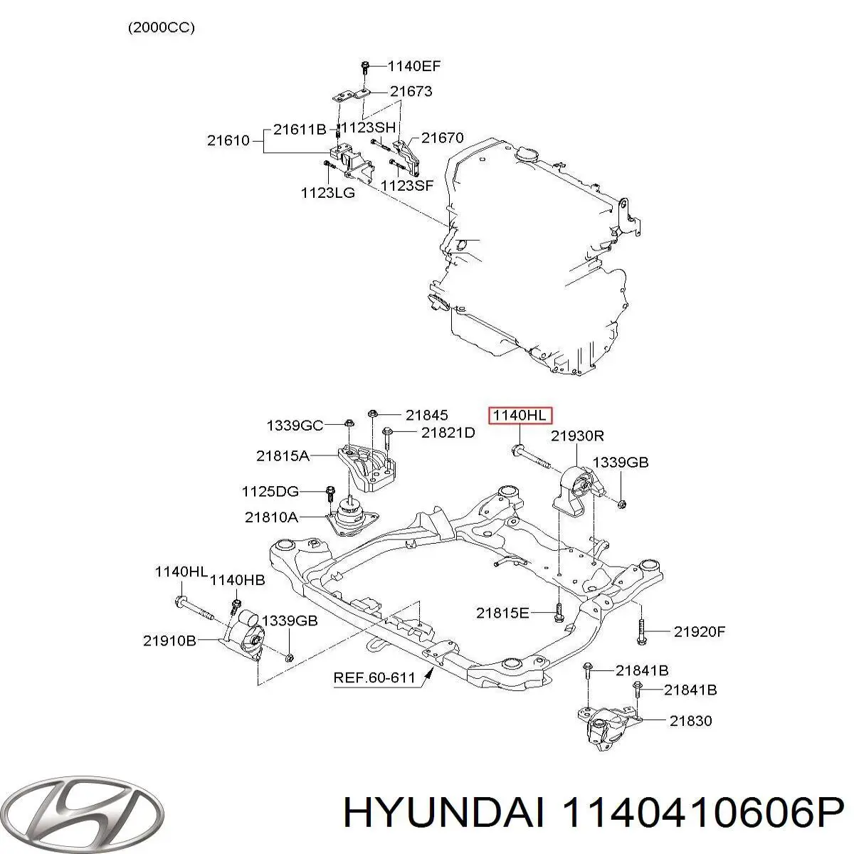  1140410606P Hyundai/Kia