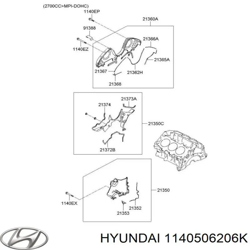 1140506206K Hyundai/Kia 