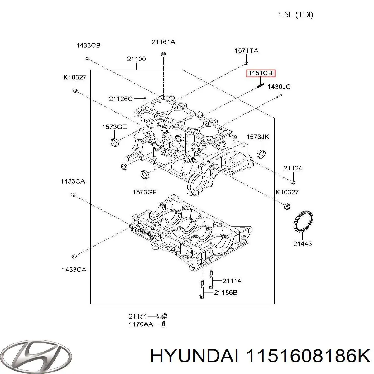  1151308186K Hyundai/Kia