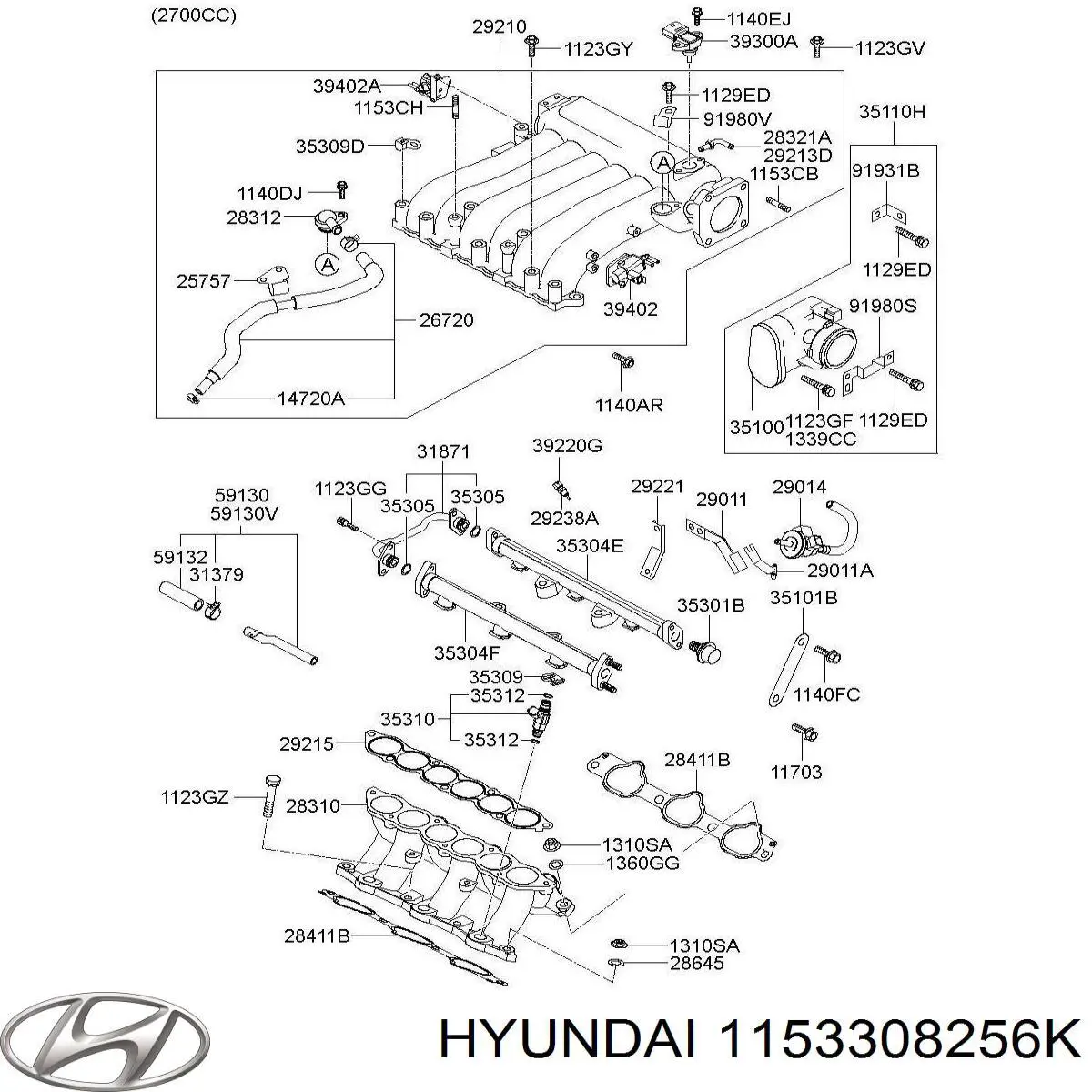  1153308256K Hyundai/Kia