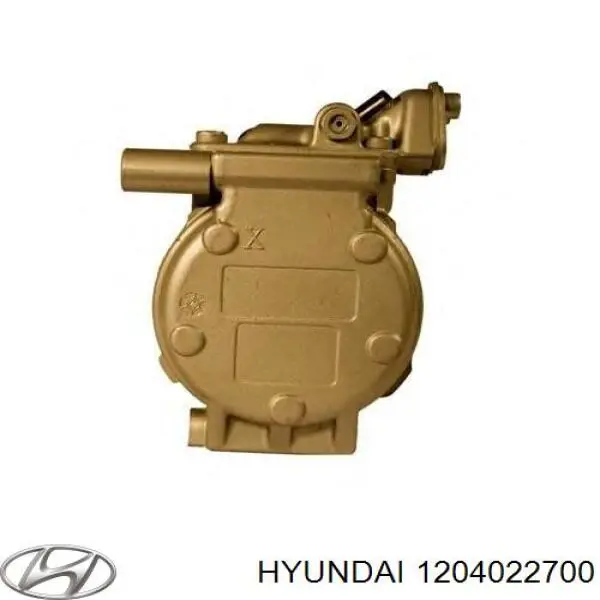 Компрессор кондиционера 1204022700 Hyundai/Kia