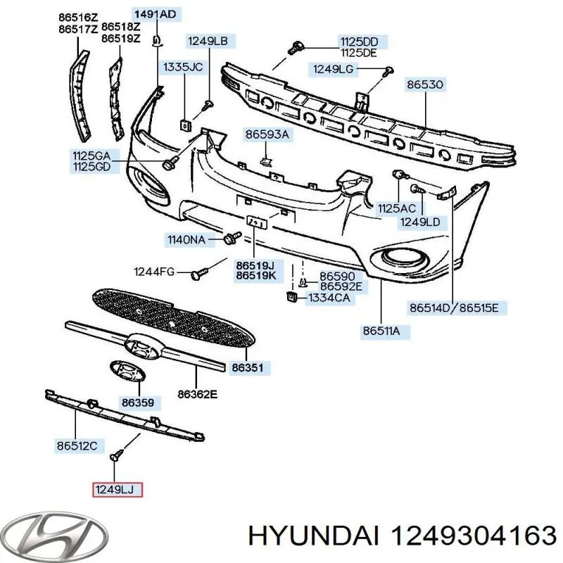  1249304163 Hyundai/Kia