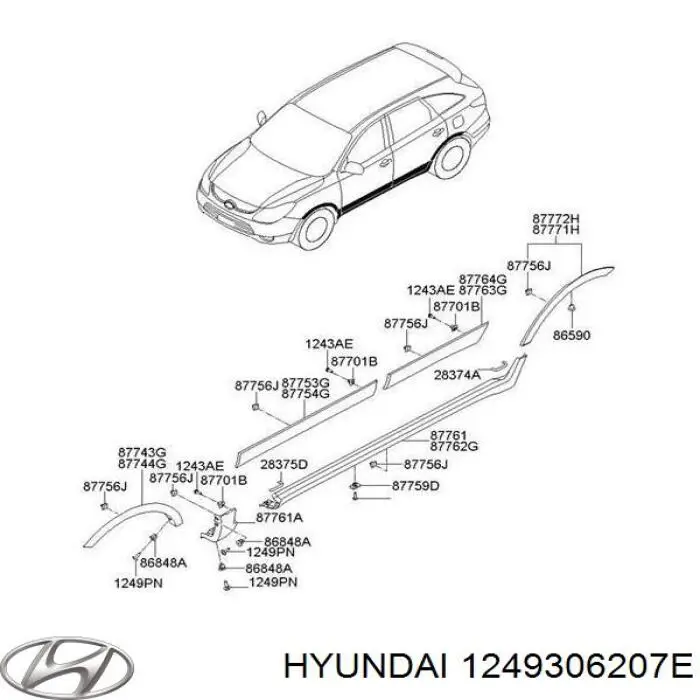  1249306207E Hyundai/Kia