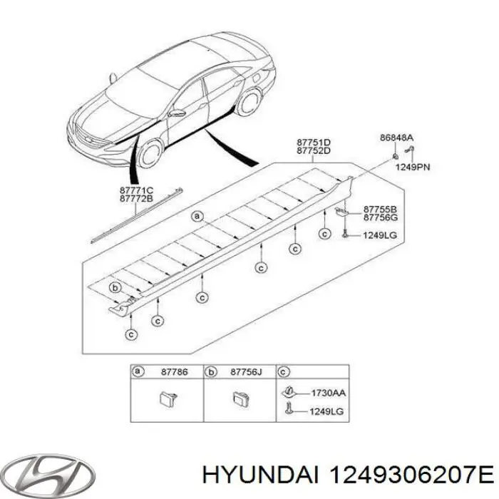 Купить 1249306207E Hyundai/Kia 