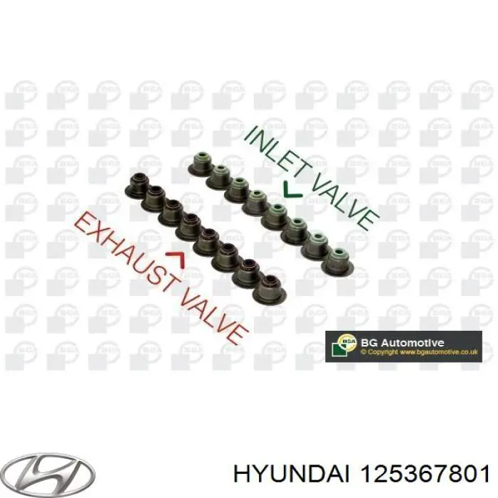 125367801 Hyundai/Kia Колпачок маслосъёмный
