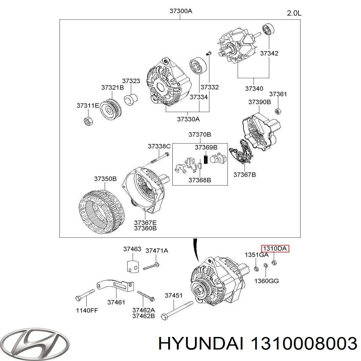  1310008003 Hyundai/Kia